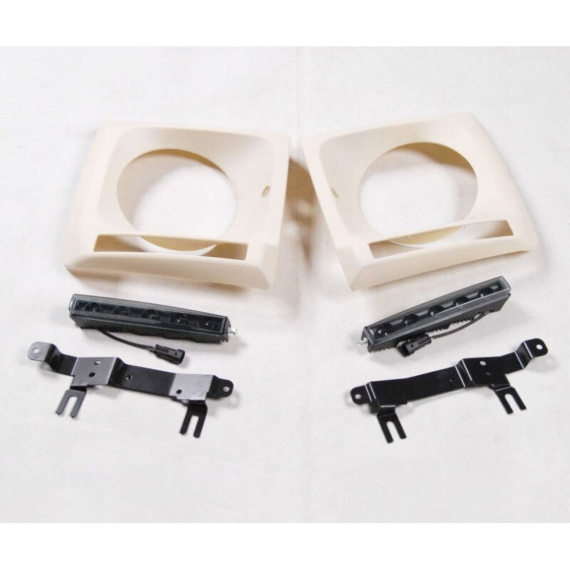 W463 headlight cover w/LED light