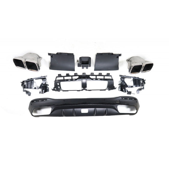 X167 20+ GLS63 rear diffuser w/tailpipe