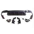 X253 16-19 GLC63 SUV rear diffuser w/tailpipe