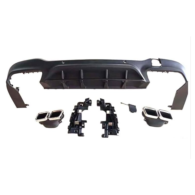 X253 16-19 GLC63 SUV rear diffuser w/tailpipe