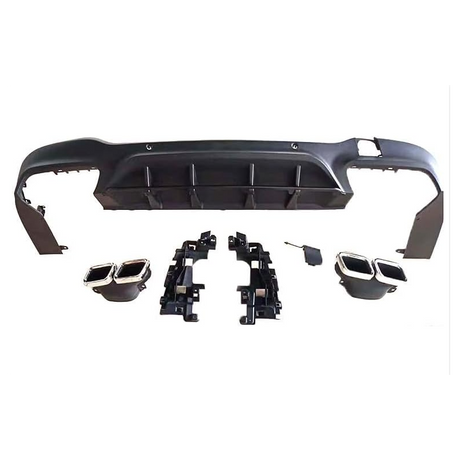 X253 16-19 GLC63 SUV rear diffuser w/tailpipe