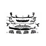 X253 20+ GLC63 SUV rear diffuser w/tailpipe