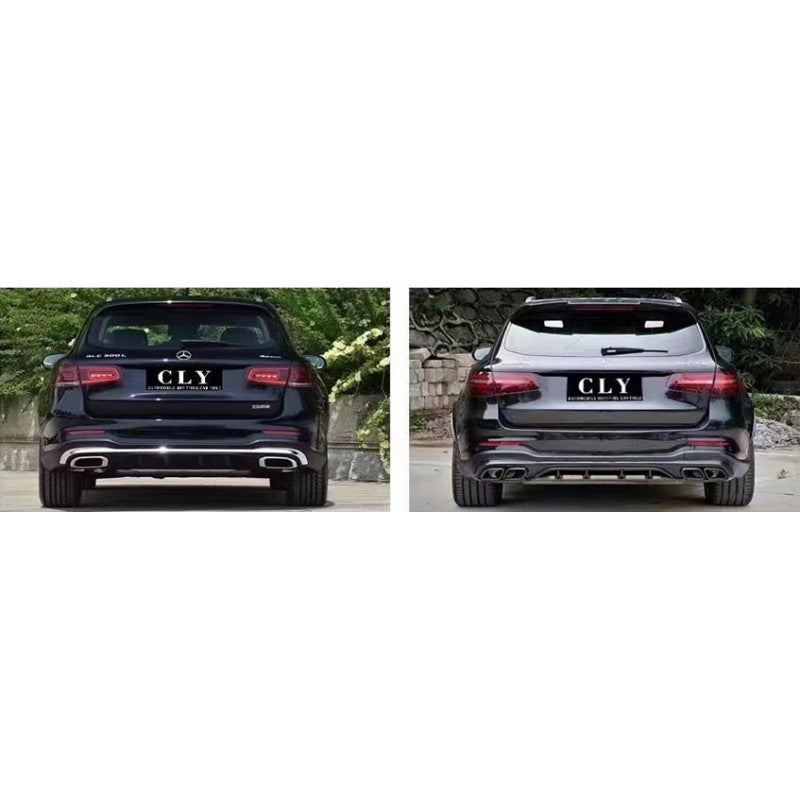 X253 20+ GLC63 SUV rear diffuser w/tailpipe